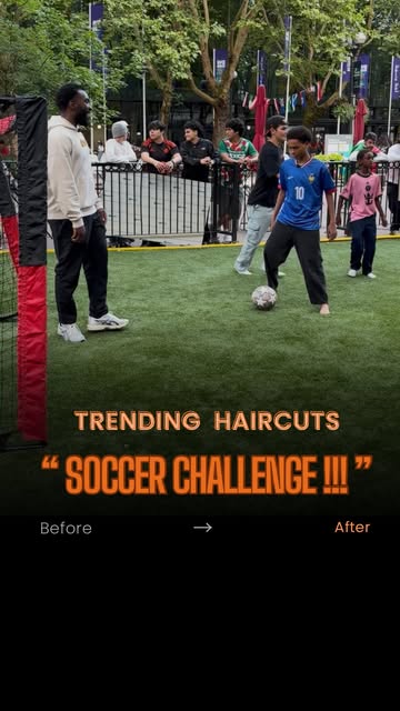Soccer challenge street pitch