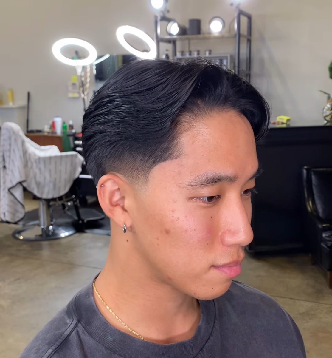 Middle part flow with low taper